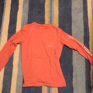 vineyard vines salmon long sleeve.